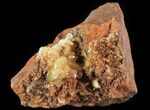 Gemmy, Yellow-Green Adamite Crystals - Durango, Mexico #65312-1